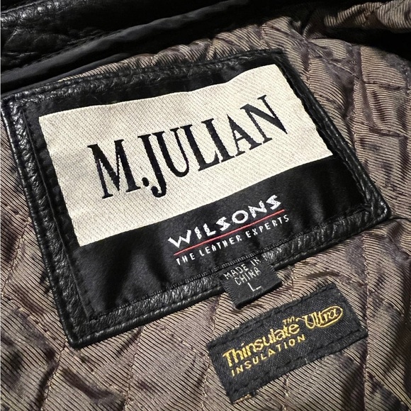 Wilson’s leather jacket - M. Julian mens - Picture 4 of 12